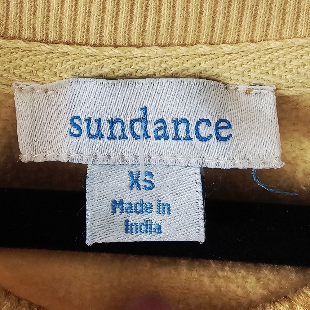 Sundance Eclipse El Sol y La Luna Embroidered Crew Neck Women Sweatshirt Size XS - Picture 3 of 7